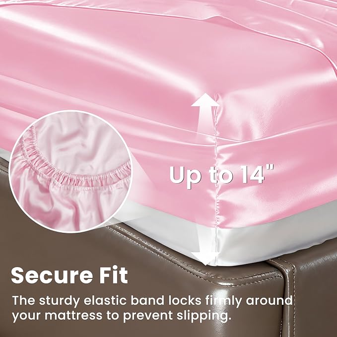 Love's cabin Satin Queen Sheets Set - Image 3