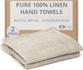 100% European Linen Hand Towels by THINGSTORIES