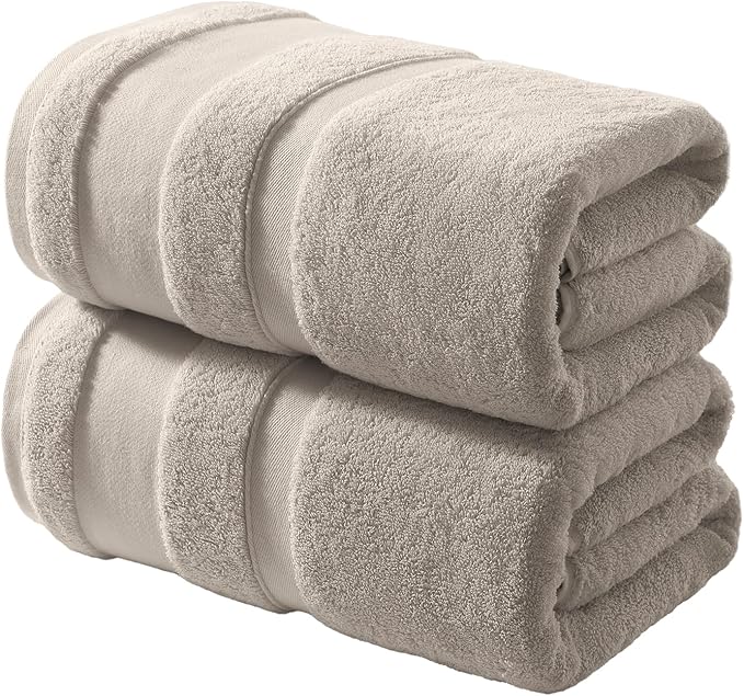 REDKISS 100% Cotton Bath Towels Set of 2, Extra Large Bath Sheets 35 X 70 Inches by REDKISSOnline