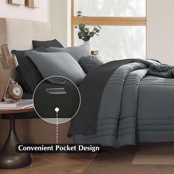 Monbix Queen Comforter Set - Image 4