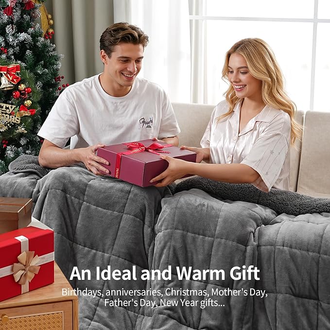 Uttermara Weighted Blankets for Adults Queen Size, 25lbs 60x80 inches Blanket - Image 5