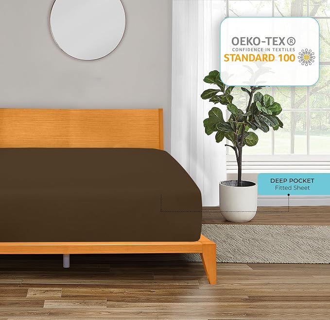 Royale Linens Fitted Sheet Twin - Image 7