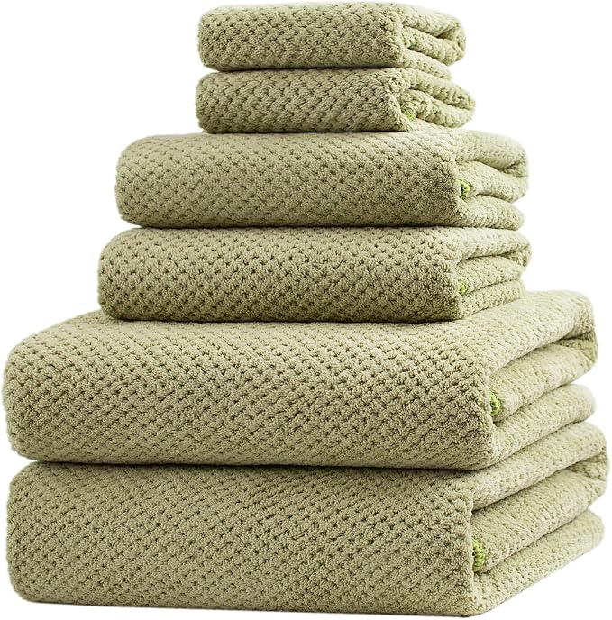 Extra Large Bath Towels Set for Bathroom 30x60 Inches Super Soft Light Weight by HVMSTOWELS