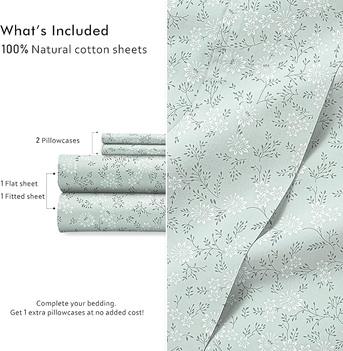 RUVANTI 4 Pcs Cotton Sheets - Image 4