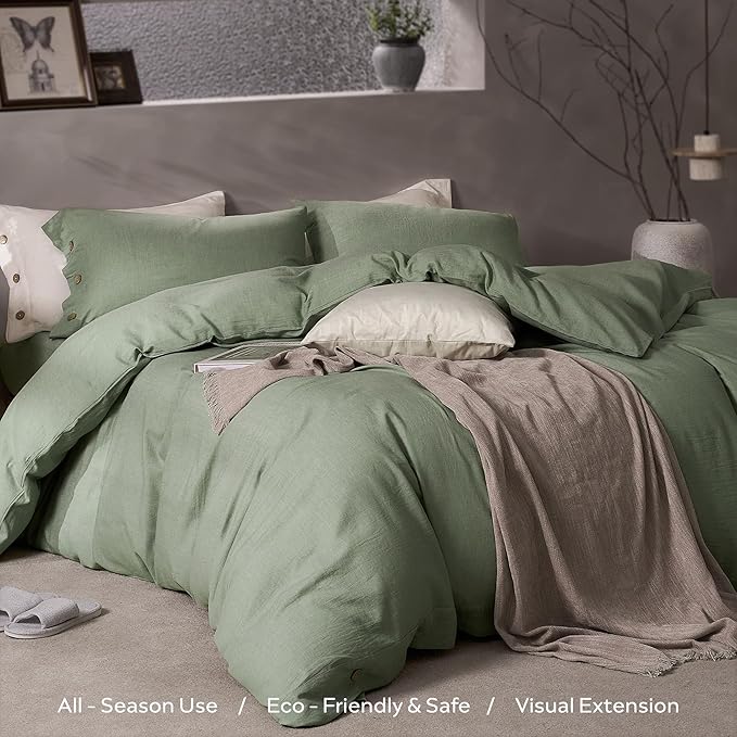 JELLYMONI Cotton Duvet Cover Queen Size - Image 5