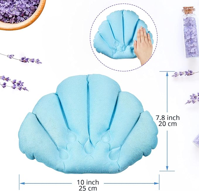 3 Pieces Inflatable Bath Pillow - Image 2