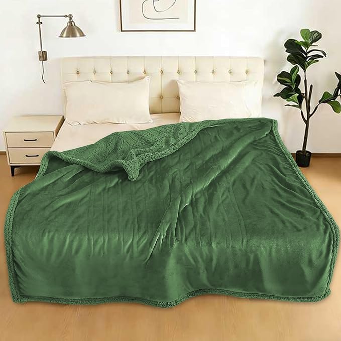 Electric Heated Blanket Full Size 72" x 84" by TICOO