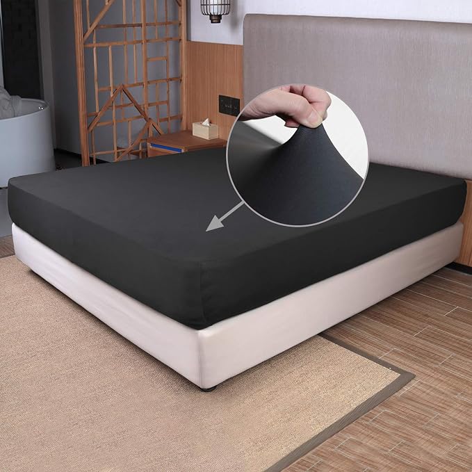 Stretch Full/Full XL Size Fitted Sheet Only by NYHOME