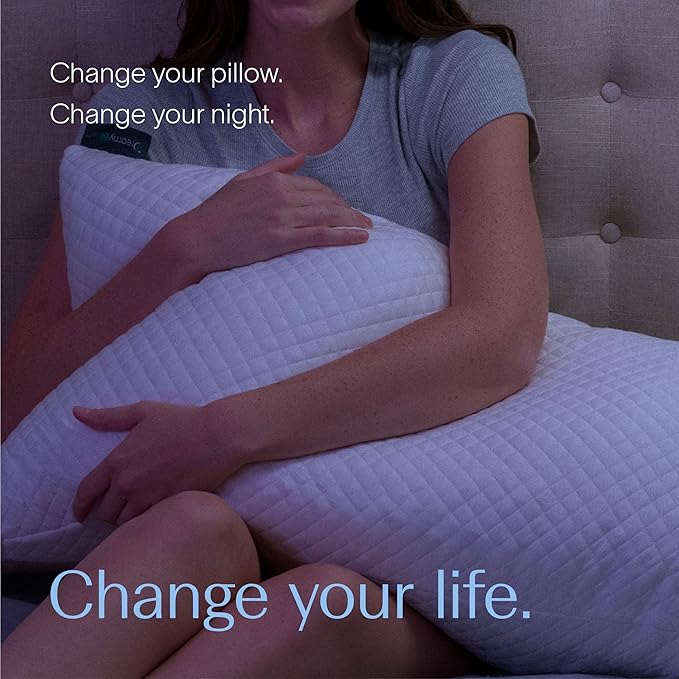DreamyBlue Signature Pillow w/Adjustable Loft • Shredded Memory Foam Fill • - Image 6