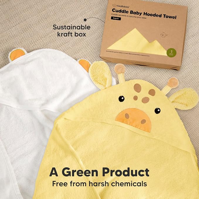 KeaBabies Hooded Baby Towel for Newborn - Image 8