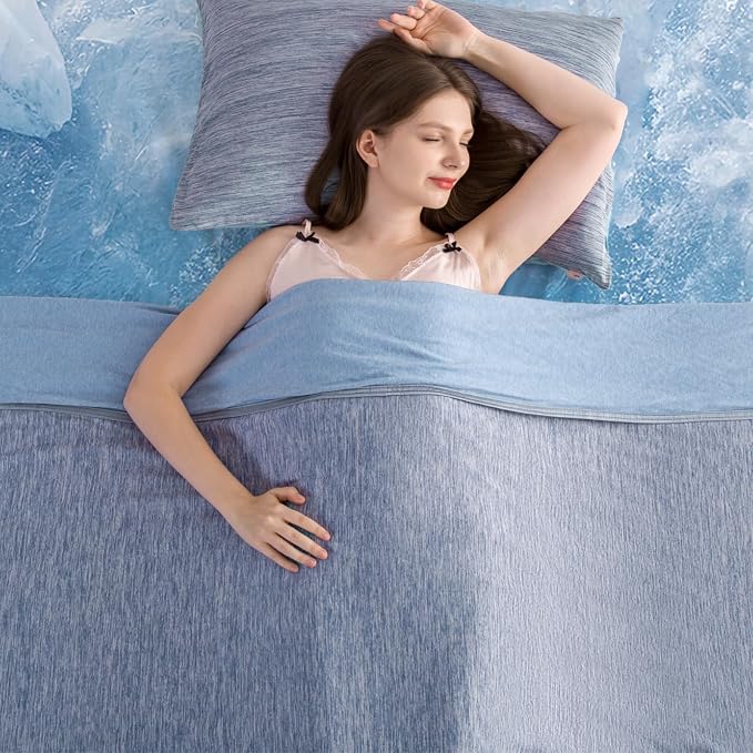 Elegear Revolutionary Cooling Blanket Twin, Absorbs Heat to Keep Body Cool by Elegear