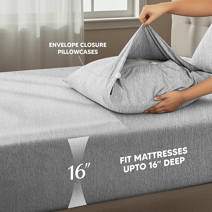 Utopia Bedding Queen Size Sheet Set – 4 Piece Bed Sheets, Soft and Breathable - Image 4