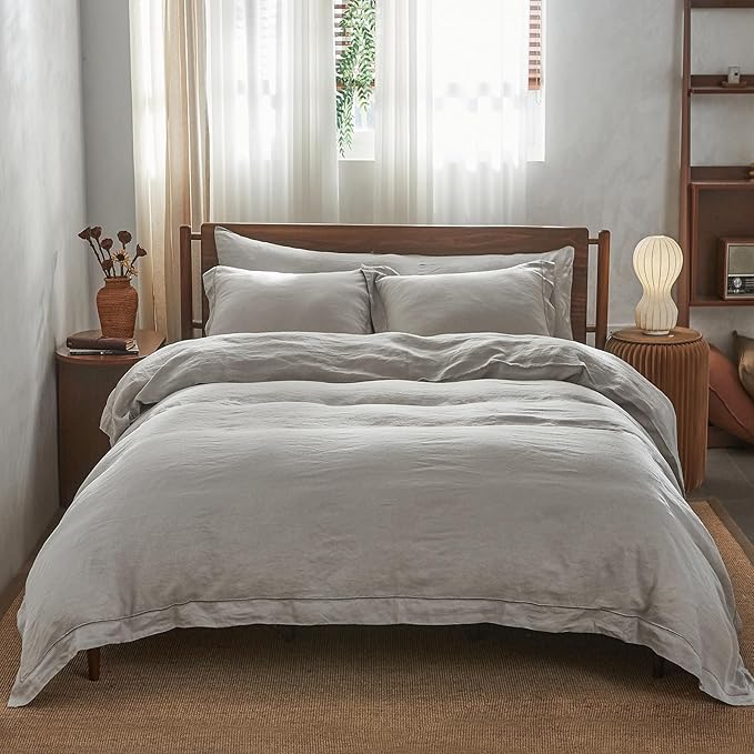 Simple&Opulence 100% Washed Linen Duvet Cover by SimpleOpulence