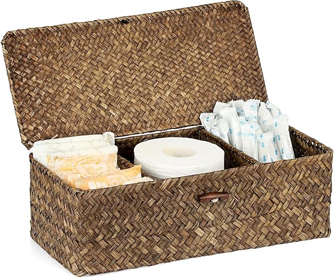 Sumnacon Seagrass Storage Basket by Sumnacon