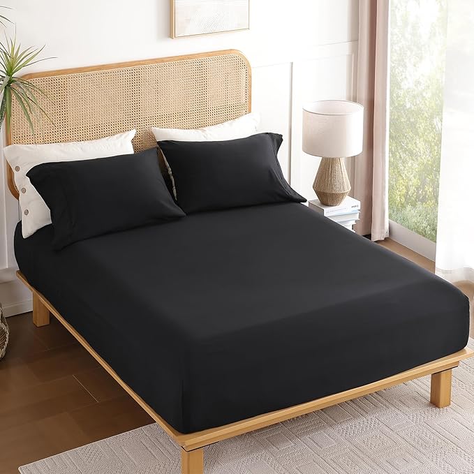 Full Sheet Set 4 Piece, Wrinkle Free, Oeko-Tex Certified - Image 7