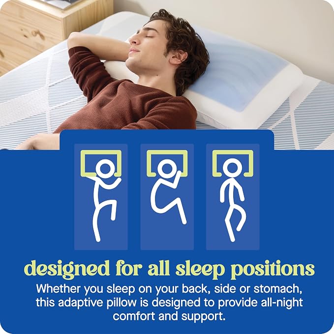 Sealy Dreamlife King Size Memory Foam Cooling Pillow - Image 6