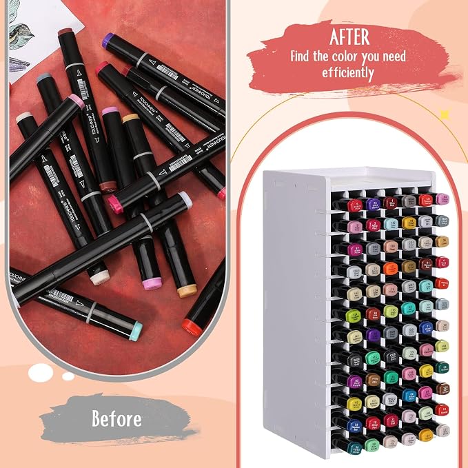 2 Pack Marker Storage Organizer Marker Organizer - Image 4