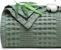 PHF Cooling Waffle Blanket Twin Size, Lightweight 60% Rayon from Bamboo & 40% by PHF