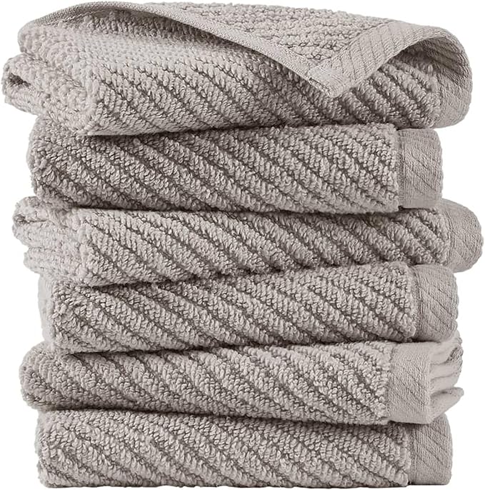 Madison Park 6-Piece Towel Washcloths Set by MADISONPARK