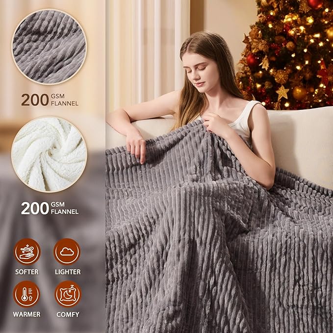 Homemate Electric Heated Blanket Queen Size - Image 2