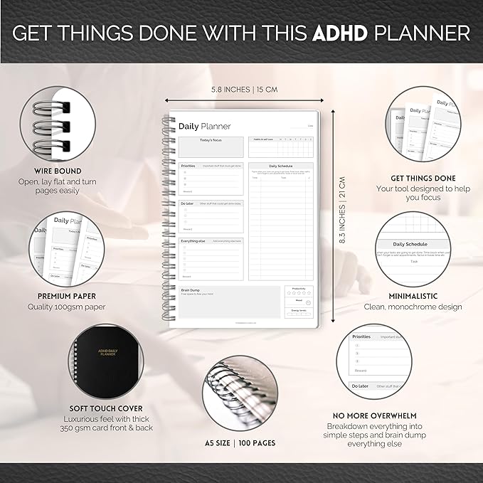 ADHD Daily Planner for Neurodivergent Adults - Image 2