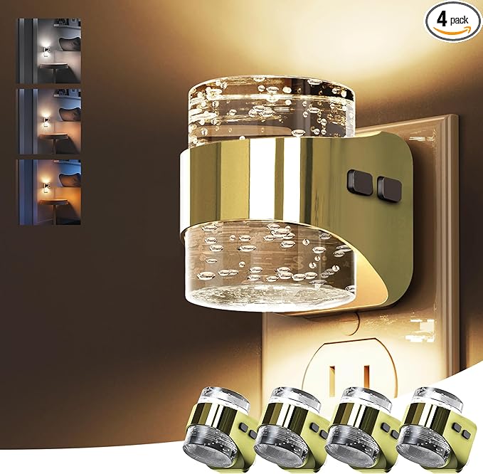 L LOHAS LED 4 Pack 3CCT Night Lights Plug into Wall, 3000K/4000k/5000K by LLOHASLED