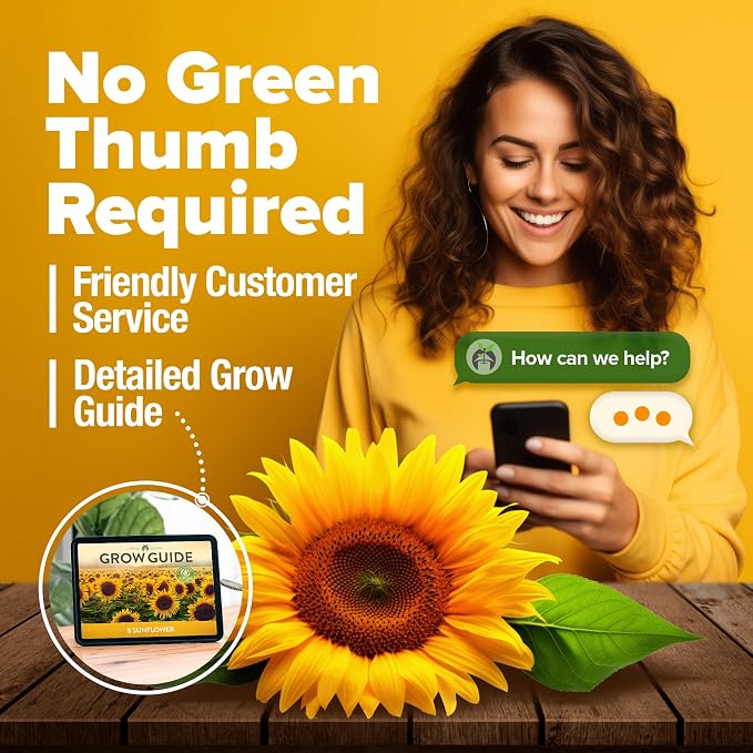 HOME GROWN Sunflower Seeds for Planting | 8 Varieties |1000+ Non-GMO Sun Flower - Image 7