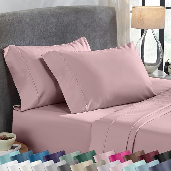 California Design Den Queen/Standard Pillow Cases Set of 2-400 Thread Count by CaliforniaDesignDen