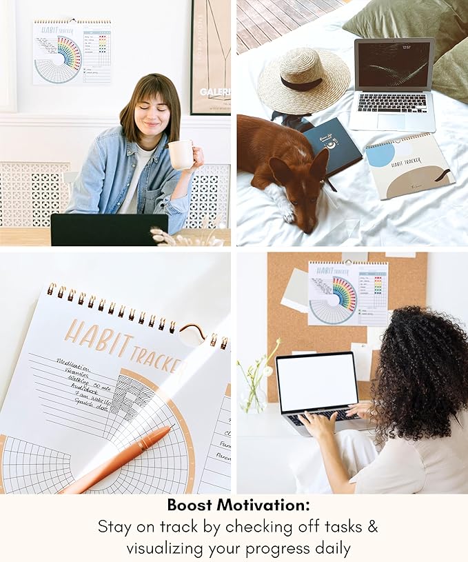 Lamare 2026 Habit Tracker Calendar – Premium Daily Habit Tracker Journal and - Image 5