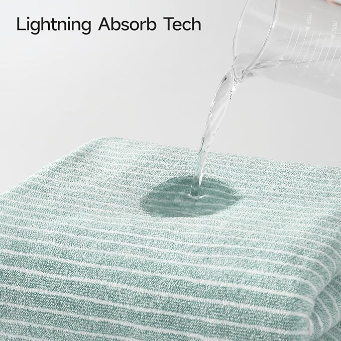 REDKISS Ultra Soft Bath Towels Set of 6 Large 35"x70" | 100% Microfiber - Image 4