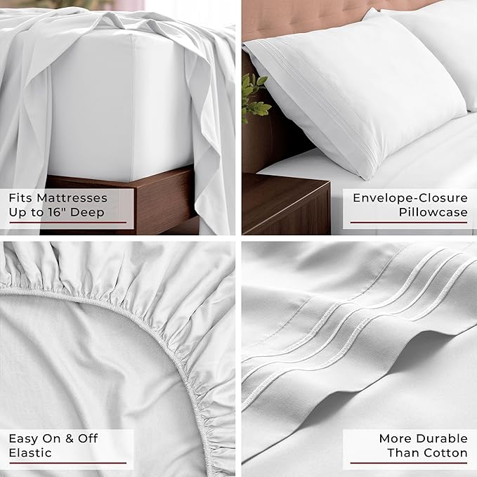 Mellanni California King Sheets Set - Image 5