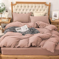 PURE ERA Jersey Knit Duvet Cover Set 100% T-Shirt Cotton Super Soft Comfy 2pc by PUREERA