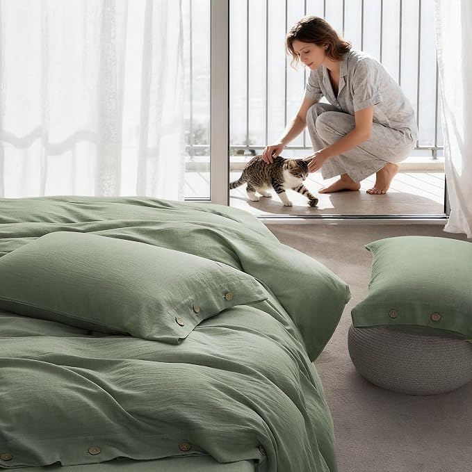 JELLYMONI Cotton Duvet Cover Queen Size - Image 8
