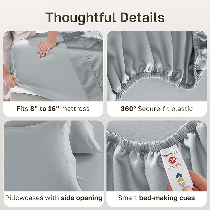 California Design Den Queen Size Sheet Set - Image 6