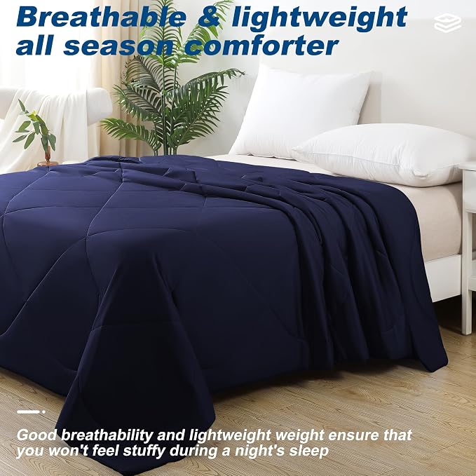 Cooling Comforter Twin Size, Double-Sided Cold Tech Fabric Quilted Bed - Image 7