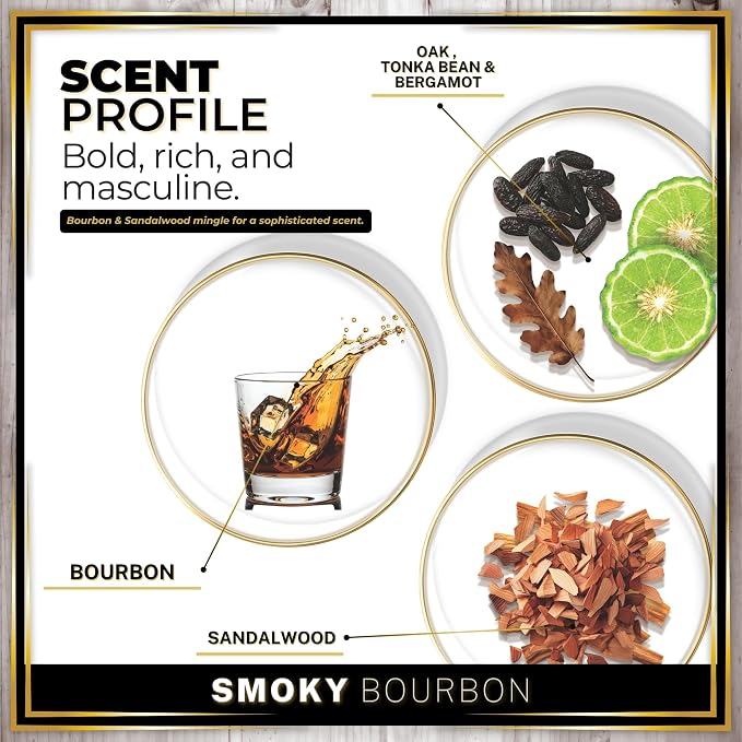Urban Naturals Car Air Freshener Smoky Bourbon Scent Diffuser, Long Lasting Car - Image 4