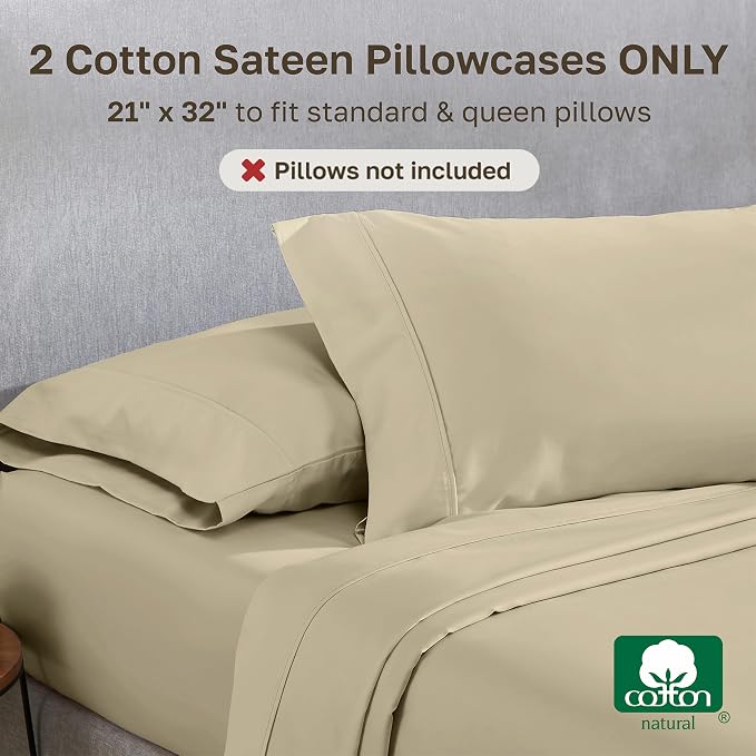 California Design Den Standard/Queen Size Pillowcase Set - Image 3