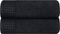 GLAMBURG 100% Cotton 2 Pack Oversized Bath Towel Set 28x55 Inches, Ultra Soft by GLAMBURG