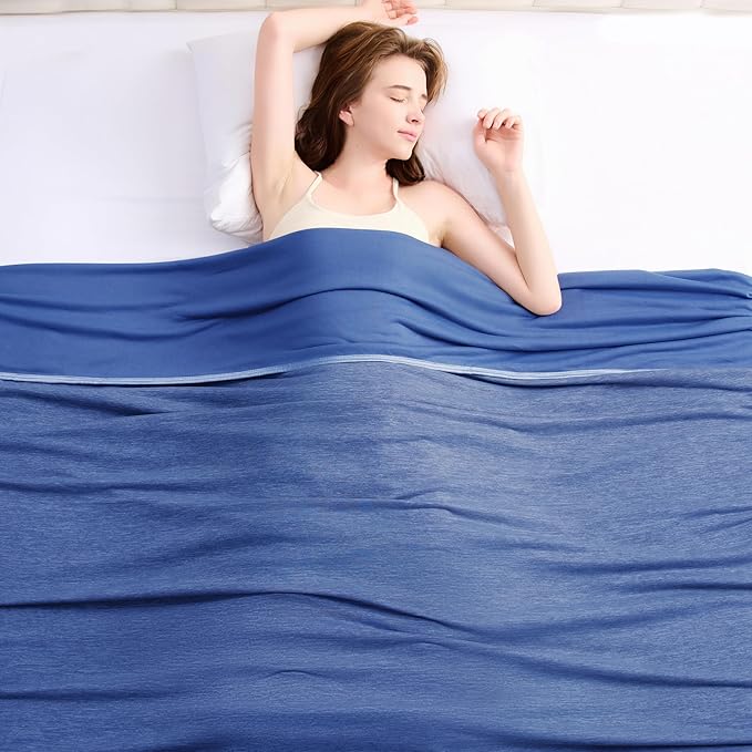TOPCEE Cooling Blanketfor Night Sweats Absorbs Heat to Keep Adults, Children by Topcee%E2%80%94ForYourGoodSleep