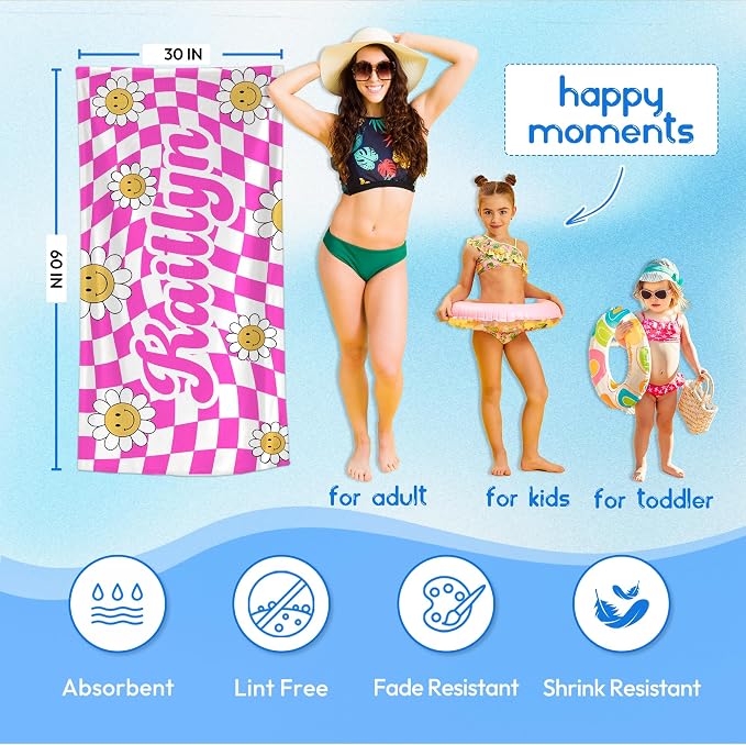 JML Personalized Beach Towel - Image 3
