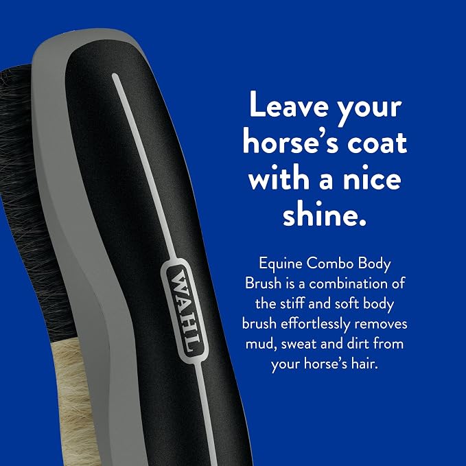 WAHL Professional Animal Equine Grooming Combo Body Horse Brush - Image 5