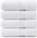 LANE LINEN 100% Cotton 4 Pack Bath Sheets by LaneLinen