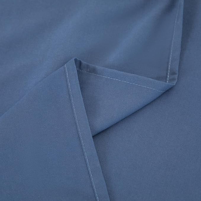 King Flat Sheet Only， 108x102Inch Dark Blue - Image 7