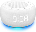 Buffbee Sound Machine & Alarm Clock 2-in-1, 0-100% Clock Face Brightness by BUFFBEE