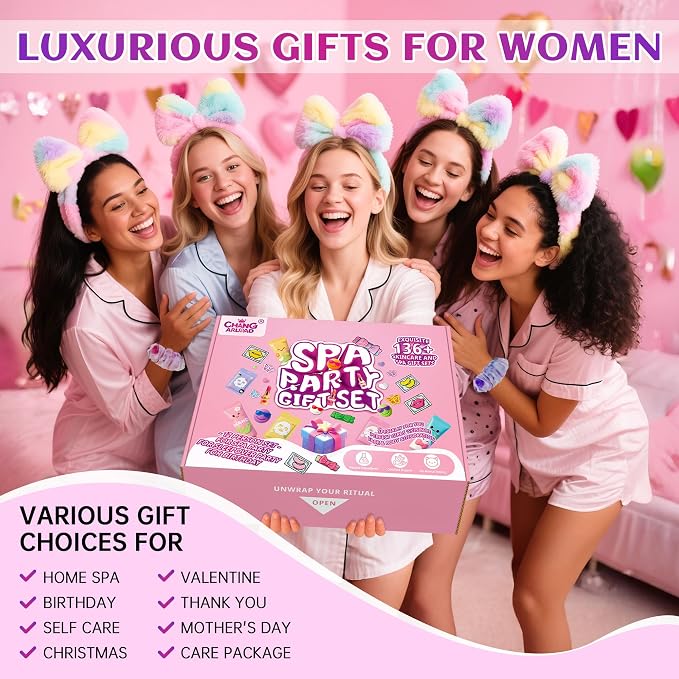 159Pcs Spa Birthday Party Decorations Kit-12 Spa Kits + Birthday - Image 8