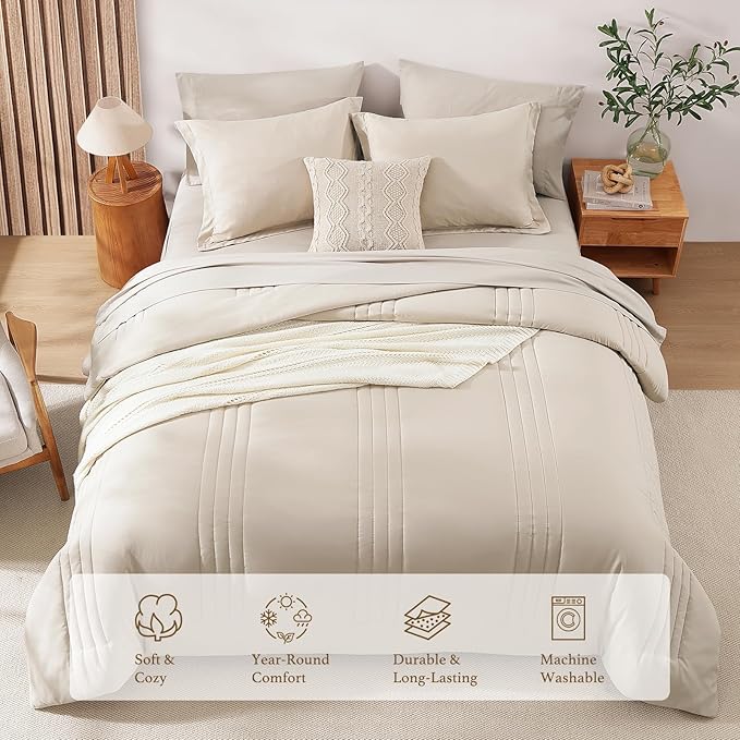 Monbix Oversized Queen Comforter Set - Image 3