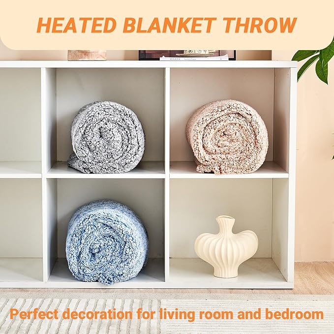Heated Blanket Heated Queen, Electric Blanket 84"x90" Heating Blanket - Image 7