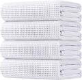 HOMEXCEL Waffle Bath Towels Set 4 Pack, Premium Microfiber Bathroom Towels by HOMEXCEL
