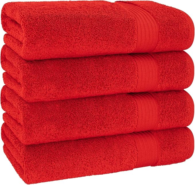 Cotton Paradise 4 Piece Turkish Bath Towels - Image 5