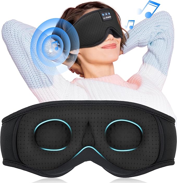 LC-dolida Sleep Mask with Bluetooth Headphones Bluetooth Sleep Mask Sleep - Image 9